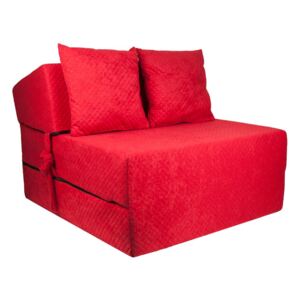 FI Összehajtható strukturált matrac - többféle szín Szín.: Piros