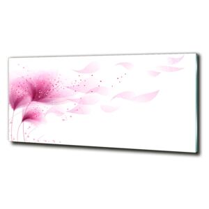 Fali üvegkép Rózsaszín virág