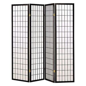 4 paneles térelválasztó paraván-japán stílusú