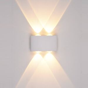 Italux Gilberto PL-261W kültéri fali lámpa fehér LED 4 W 280 lumen 3000 kelvin IP 54