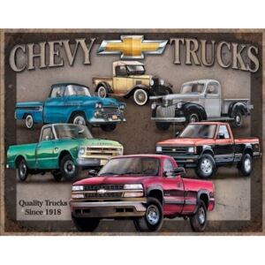 Chevy Trucks Tribute fémplakát, (40 x 31,5 cm)