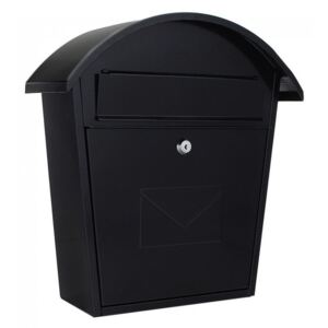 Jesolo postaláda fekete színben 370x360x135mm