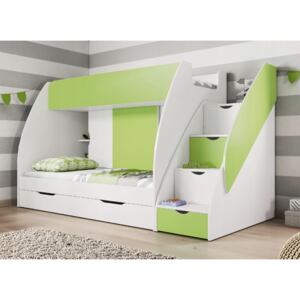 Matobútor Multifunkciós emeletes ágy Marko -többféle színben Farba: Zöld