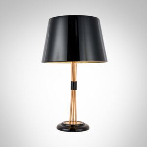 Elin asztali lámpa - fekete , arany 65 cm