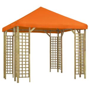 VidaXL narancssárga pavilon 3 x 3 m