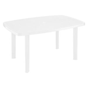 Kerti műanyag asztal FARO - fehér