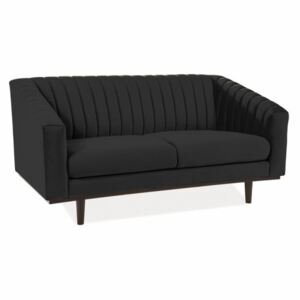 Asprey Velvet 2 személyes kanapé fekete