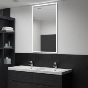 LED-es fürdőszobai falitükör 60 x 100 cm