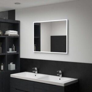 LED-es fürdőszobai falitükör 80 x 60 cm