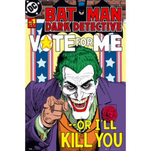 BATMAN - joker vote for me Plakát, (61 x 91,5 cm)