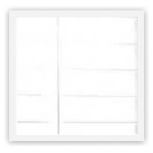 Setayna 4 db-os fali tükör szett fehér kerettel, 24 x 24 cm - Oyo Concept