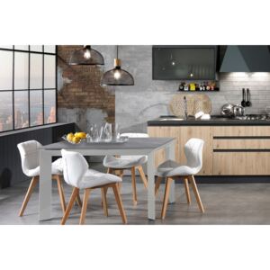 SPADA kerámia lapos bővíthető design étkezőasztal - szürke márvány