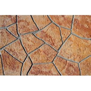 Falburkoló lap - Korzika (terrakotta, kő hatású)
