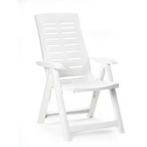 Kerti műanyag szék YUMA - fehér