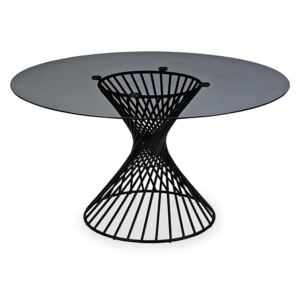 Asztal VG6255, Szín: Sötétszürke + fekete