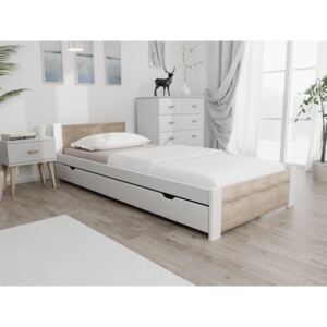 IKAROS ágy 90x200 cm, fehér Matrac: matrac nélkül, Ágyrácsok: Ágyács nélkül