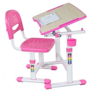 FUN DESK PICCOLINO ll Gyerek íróasztal székkel - rózsaszín