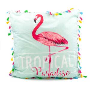 Tropical Paradise Díszpárna Flamingo