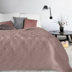 Modern, halvány rózsaszín ágytakaró mintával Šírka: 220 cm | Dĺžka: 240 cm