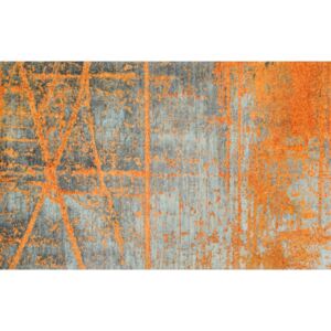 Narancs és szürke szennyfogó szőnyeg