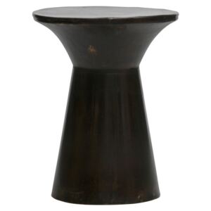 Diaz bronzszínű fém rakodóasztal, ⌀ 40 cm - WOOOD