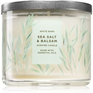 Bath & Body Works Sea Salt & Balsam illatos gyertya 411 g