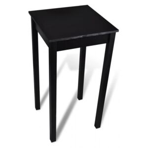 Fekete MDF bárasztal 55 x 55 x 107 cm