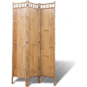 3 paneles bambusz paraván