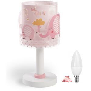 Dalber 61331S Little Elephant pink gyerek szobába illő asztali lámpa
