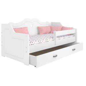 AMI bútorok Lilia gyermek ágy 160x80 fehér