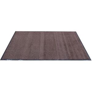 Beltéri lábtörlő szőnyeg lejtős éllel, 175 x 115 cm, barna