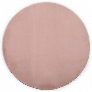 Régi-rózsaszín műnyúlszőr szőnyeg 80 cm