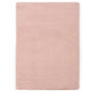 Régi-rózsaszín műnyúlszőr szőnyeg 80 x 150 cm