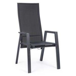 STEVEN fekete 100% textilene kerti szék
