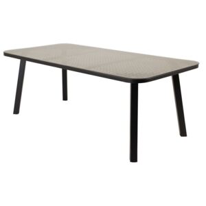 Kültéri asztal JA943 Barna + fekete