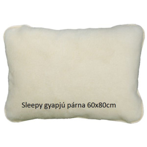 Sleepy - Gyapjú NAGYPÁRNA Merino Birka, Merino Bárány, vagy Kasmír gyapjúból 60x80cm