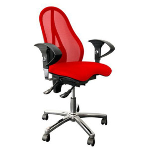 Topstar Sitness 15 irodai szék, piros%