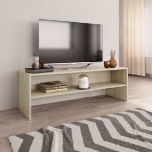 Sonoma tölgy színű forgácslap TV-szekrény 120 x 40 x 40 cm
