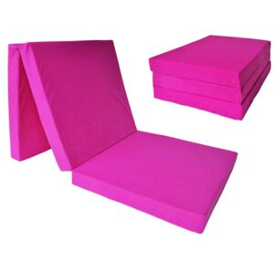 FI Összehajtható matrac 195x80x10 Szín.: Rózsaszín