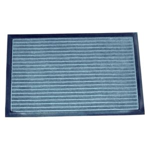 Stripes gumi lábtörlő, kék, 40 x 60 cm