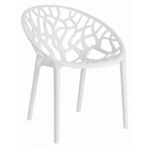Coral kerti szék fehér