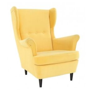 Füles fotel, sárga|wenge, RUFINO