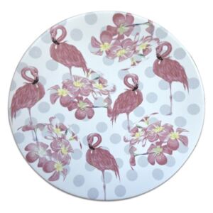 Flamingos kerámia tányér, ⌀ 25 cm