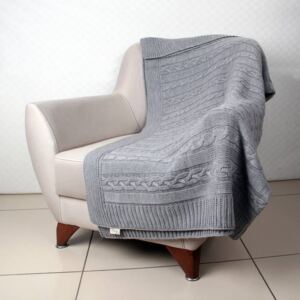 Marina szürke takaró, 130 x 170 cm