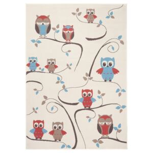 Owl piros-kék gyerekszőnyeg, 140 x 200 cm - Zala Living