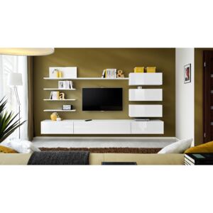 Italy modern nappali szekrénysor, különböző kombinációban, LED megvilágítással