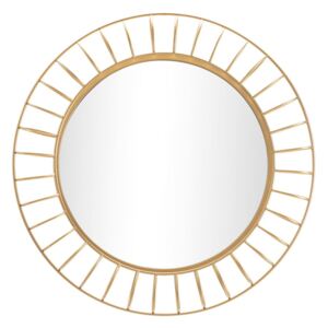Ring aranyszínű fali tükör, ø 81 cm - Mauro Ferretti