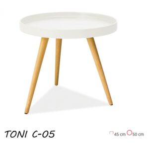 Toni C Lerakóasztal 50cm Fehér