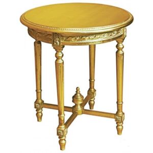 Lucile arany barokk asztal 65x65x75 cm
