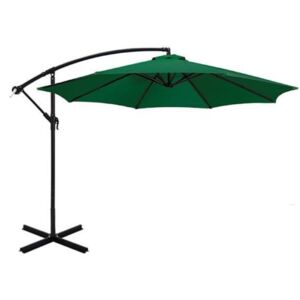 Függő napernyő, (2,7 m, zöld)